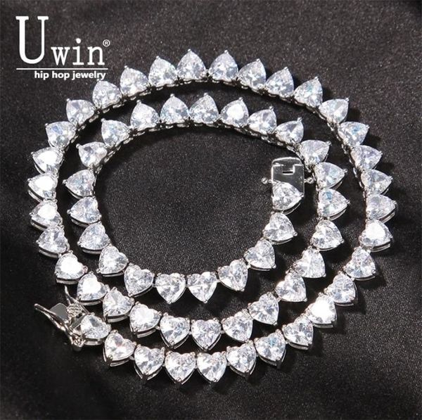 pendant necklaces uwin heart tennis chain 6mm choker micro paved iced out cubic zirconia luxury bling charm vintage short necklace1853914, Silver
pendant necklaces uwin heart tennis chain 6mm choker micro paved iced out cubic zirconia luxury bling charm vintage short necklace1853914, Silver
