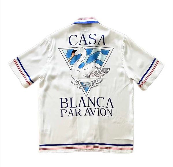 casablanca white silk floral shirt loose fitting niche casual short sleeved shirts casablanc, White;black
casablanca white silk floral shirt loose fitting niche casual short sleeved shirts casablanc, White;black
