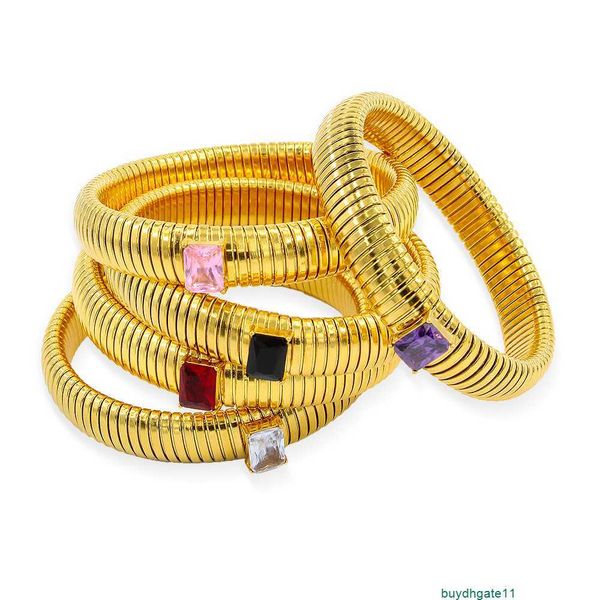 syxf bracelet bangle selling stainless steel elastic snake shaped zircon vacuum plated female, Black
syxf bracelet bangle selling stainless steel elastic snake shaped zircon vacuum plated female, Black