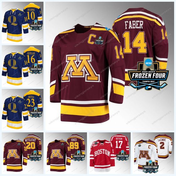 2023 ncaa national championship jersey 10 ethan de jong 14 brock faber 16 jacob quillan 20 luke mittelstadt 23 zach metsa 89 matthew knies 3, Black;red
2023 ncaa national championship jersey 10 ethan de jong 14 brock faber 16 jacob quillan 20 luke mittelstadt 23 zach metsa 89 matthew knies 3, Black;red