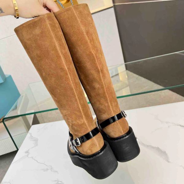 new buckle slip-on ankle knee boots round toe pumps heels women' luxury designer fashion ins booties suede leather sole boot women shoe, Black
new buckle slip-on ankle knee boots round toe pumps heels women' luxury designer fashion ins booties suede leather sole boot women shoe, Black