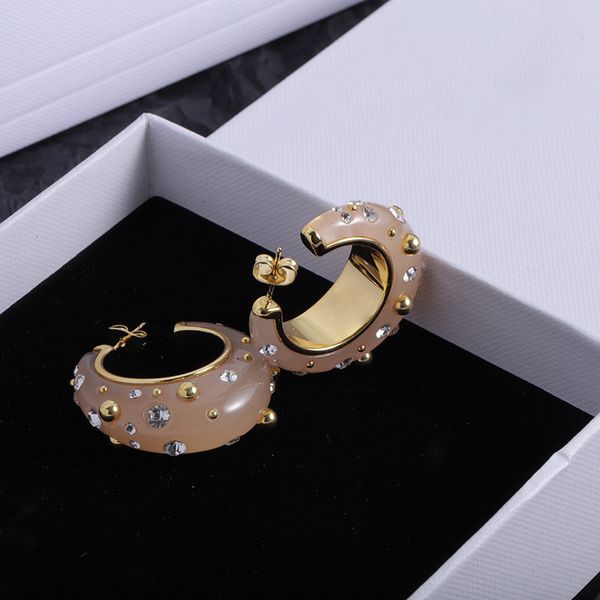 brand round earrings women personalized vintage circle hollow rivets 18k gold plated glazed simple earrings luxury classic jewelry accessori, Golden
brand round earrings women personalized vintage circle hollow rivets 18k gold plated glazed simple earrings luxury classic jewelry accessori, Golden