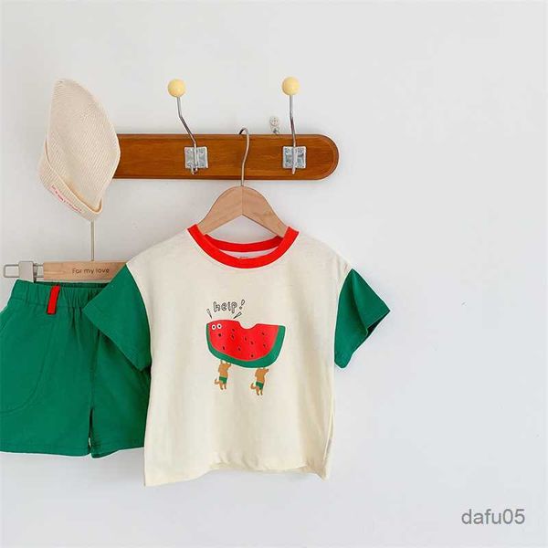 clothing sets summer boys clothing set cute watermelon print tee and shorts pcs boys suit r230816, White
clothing sets summer boys clothing set cute watermelon print tee and shorts pcs boys suit r230816, White