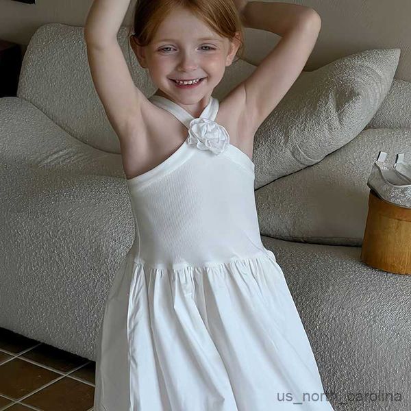girl's dresses baby girls sleeveless halter long dress with flower decor elegant vest dress children clothes for summer kids clothing r, Red;yellow
girl's dresses baby girls sleeveless halter long dress with flower decor elegant vest dress children clothes for summer kids clothing r, Red;yellow