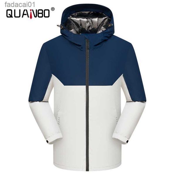 men's down parkas new thick (winter) men's hoodie jacket men's waterproof and windproof wool thick jacket brand clothing z230, Black
men's down parkas new thick (winter) men's hoodie jacket men's waterproof and windproof wool thick jacket brand clothing z230, Black