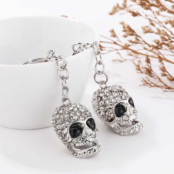 xlxv key rings skull head keychain with diamond inlay popular car key pendant men's and women's metal jewelry creative small gift, Slivery;golden
xlxv key rings skull head keychain with diamond inlay popular car key pendant men's and women's metal jewelry creative small gift, Slivery;golden