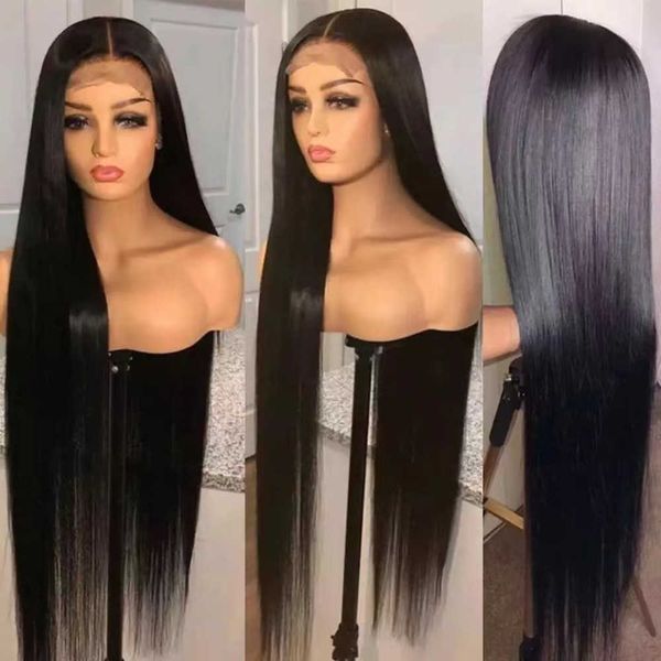 women's front lace wig headband long straight hair synthetic fiber wig headband lace wig 230816, Black
women's front lace wig headband long straight hair synthetic fiber wig headband lace wig 230816, Black