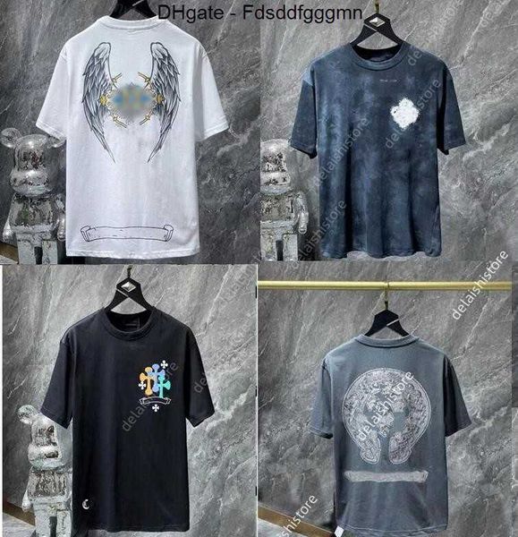 2023 men's ch summer heart classic luxury t shirts designer chromes fashion quality tees horseshoe cross polos t-shirts 6y ilue, White;black
2023 men's ch summer heart classic luxury t shirts designer chromes fashion quality tees horseshoe cross polos t-shirts 6y ilue, White;black