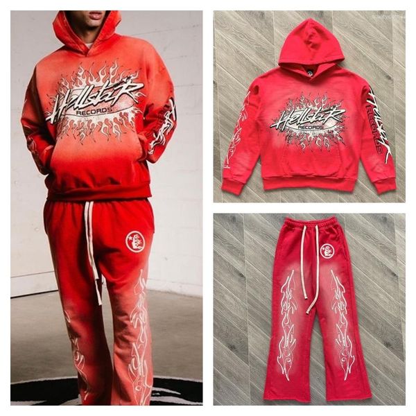 men's hoodies high street flame red vintage do old mud print hellstar hoodie for clothes pants women's sweatshirt couples same sty, Black
men's hoodies high street flame red vintage do old mud print hellstar hoodie for clothes pants women's sweatshirt couples same sty, Black