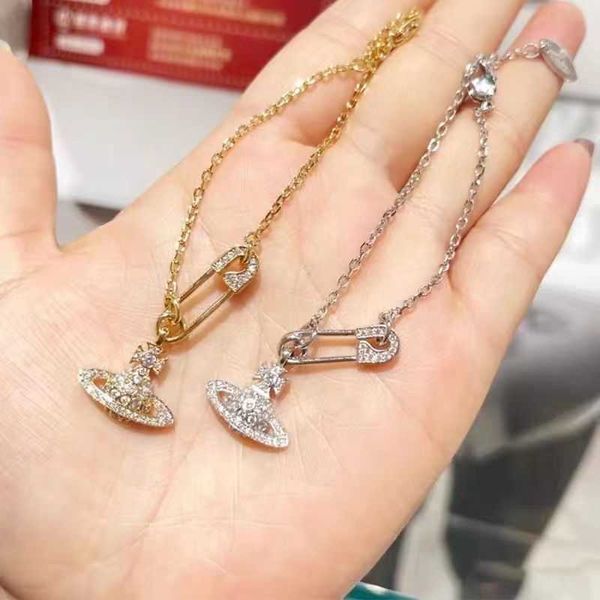 vivian bracelet western empress dowager full diamond pins saturn bracelet women's fashion 3d paper clip design high edition explosives, Black
vivian bracelet western empress dowager full diamond pins saturn bracelet women's fashion 3d paper clip design high edition explosives, Black