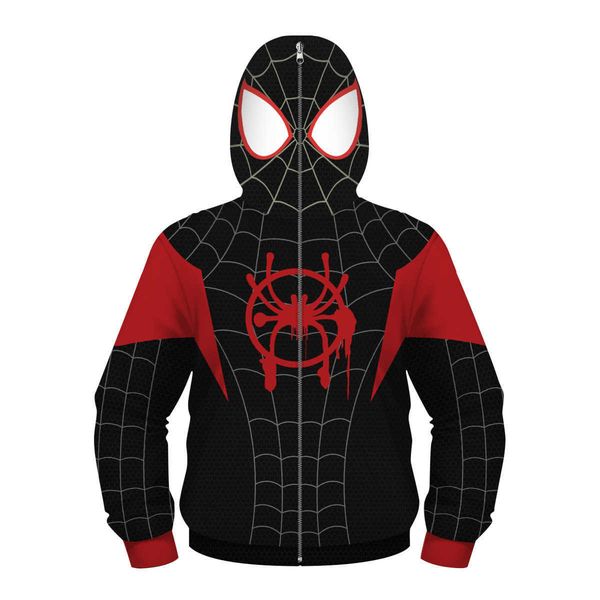 spider man warsuit full zip hoodie eyes hollowed out and visible hooded autumn winter american street trend jacket rnsq, Black
spider man warsuit full zip hoodie eyes hollowed out and visible hooded autumn winter american street trend jacket rnsq, Black