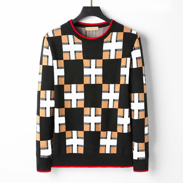 sweater men fashion autumn winter men women sweater designer classic plaid printing sweaters asian size -3xl, White;black
sweater men fashion autumn winter men women sweater designer classic plaid printing sweaters asian size -3xl, White;black