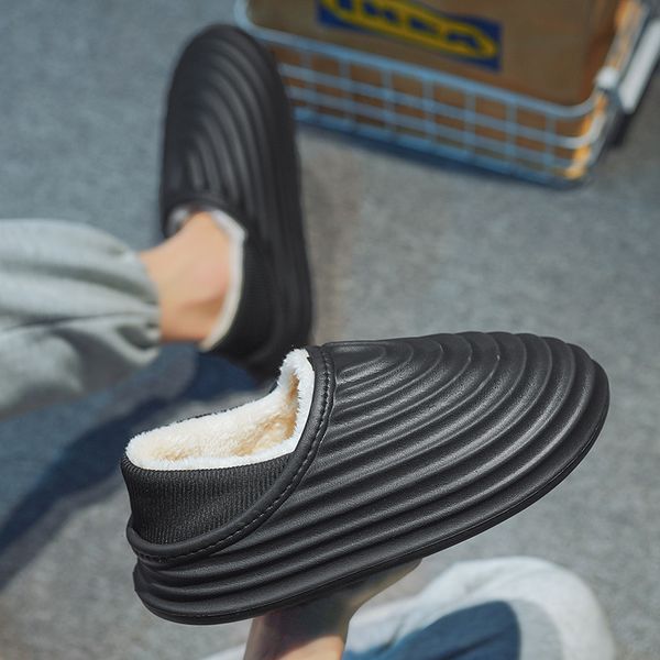 men winter home autumn new product warm otton slippers white wood floor home mop warm breathable wear-resistant outdoor shoes, Black
men winter home autumn new product warm otton slippers white wood floor home mop warm breathable wear-resistant outdoor shoes, Black