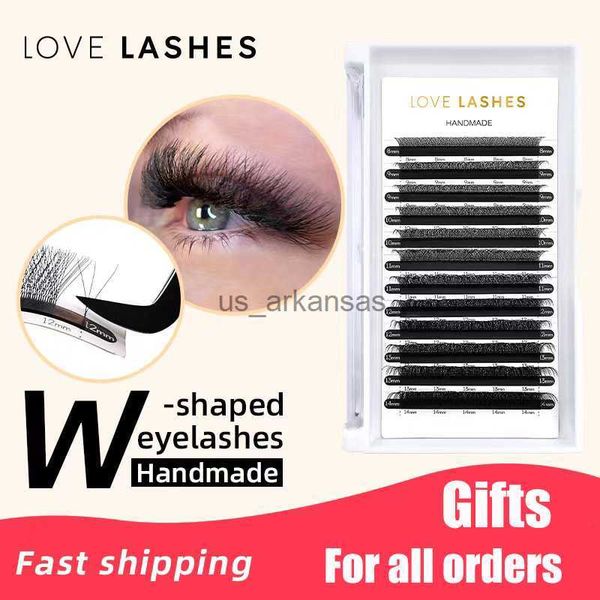 false eyelashes 1case 3d w shape lashes premade volume fans 0.07 c/d curl eyelash extension natural soft light makeup supplies hkd230817
false eyelashes 1case 3d w shape lashes premade volume fans 0.07 c/d curl eyelash extension natural soft light makeup supplies hkd230817