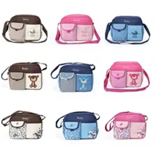 cartoon stroller pattern medium shoulder mummy bag multifunctional large capacity waterproof mother bag, Black
cartoon stroller pattern medium shoulder mummy bag multifunctional large capacity waterproof mother bag, Black