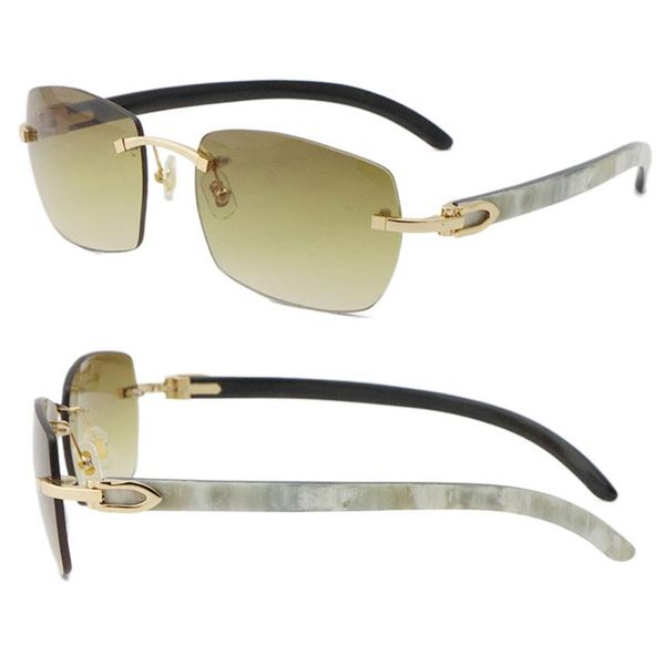 man woman frames rimless sunglasses t8100905 white inside black buffalo genuine horn sunglasses eyeglasses frame fash207n, White;black
man woman frames rimless sunglasses t8100905 white inside black buffalo genuine horn sunglasses eyeglasses frame fash207n, White;black