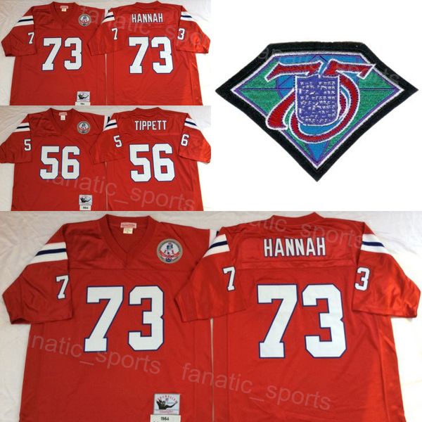 75th retro football 56 andre tippett jersey 73 john hannah 1984 vintage uniform anniversary embroidery for sport fans team color red pure co, Black
75th retro football 56 andre tippett jersey 73 john hannah 1984 vintage uniform anniversary embroidery for sport fans team color red pure co, Black