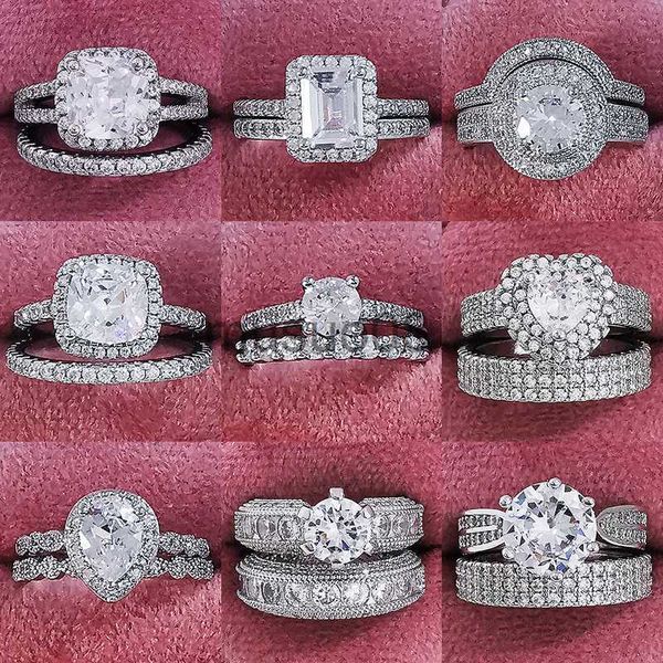 band rings 2023 new luxury silver color luxury big wedding rings set for bridal women engagement finger party gift designer jewelry r4428 j2
band rings 2023 new luxury silver color luxury big wedding rings set for bridal women engagement finger party gift designer jewelry r4428 j2