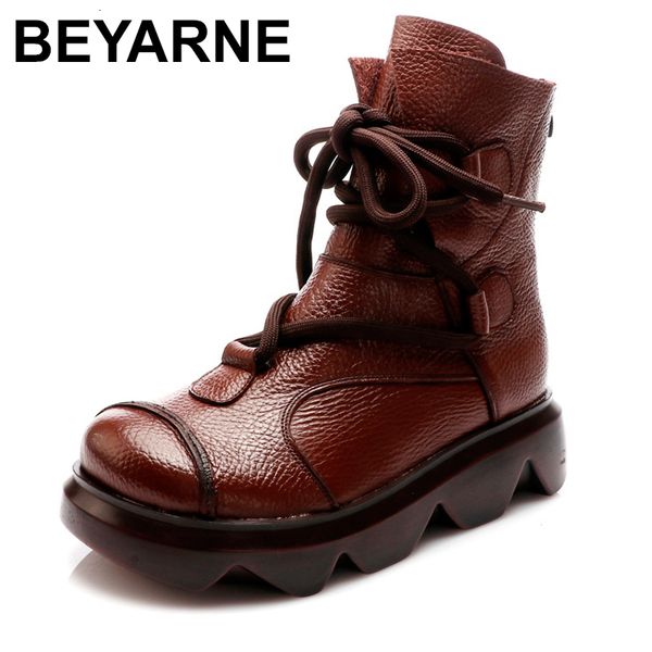boots beyaromen' cowhide boots first layer xifairy g casual shoes high genuine leather cowboy boots round toe lace-up platform 230816, Black;grey
boots beyaromen' cowhide boots first layer xifairy g casual shoes high genuine leather cowboy boots round toe lace-up platform 230816, Black;grey