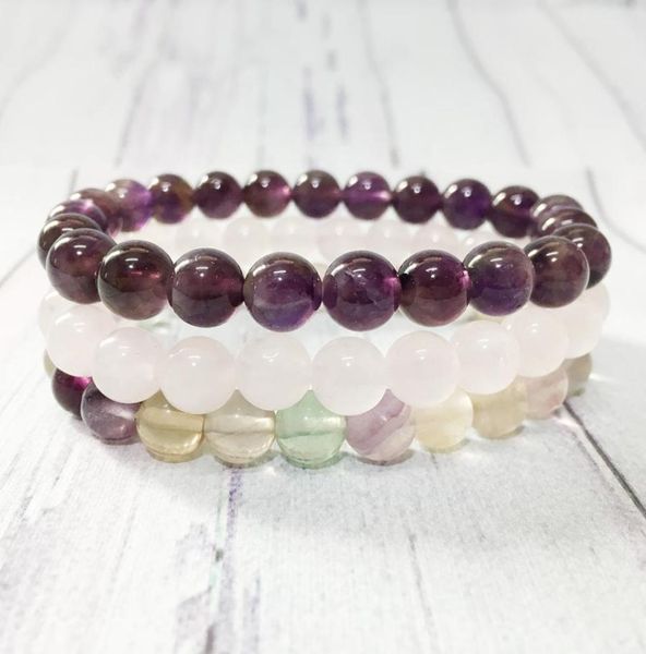 mg0364 trendy fluorite stacking bracelet set natural rose quartz bracelet 8 mm crystal heart chakra bracelet1138248, Black
mg0364 trendy fluorite stacking bracelet set natural rose quartz bracelet 8 mm crystal heart chakra bracelet1138248, Black