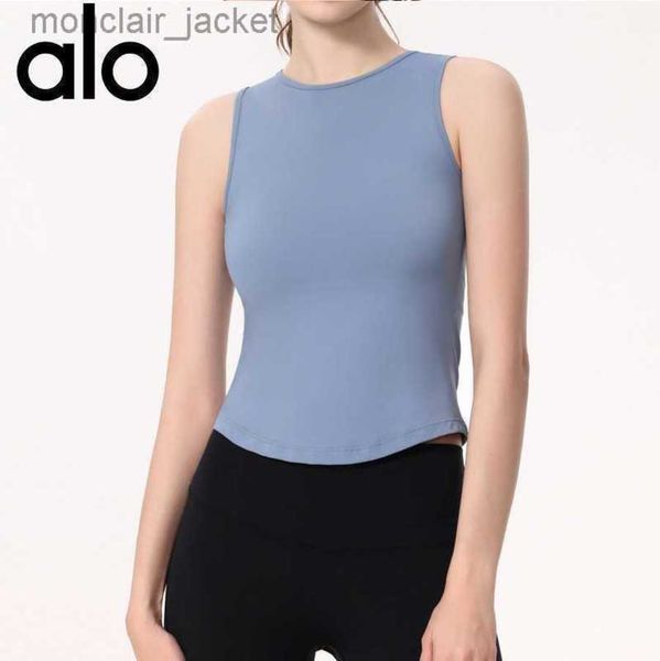 desginer alos yoga t shirt summer running sports vest women's sleeveless shirt gym training pilates top, White
desginer alos yoga t shirt summer running sports vest women's sleeveless shirt gym training pilates top, White