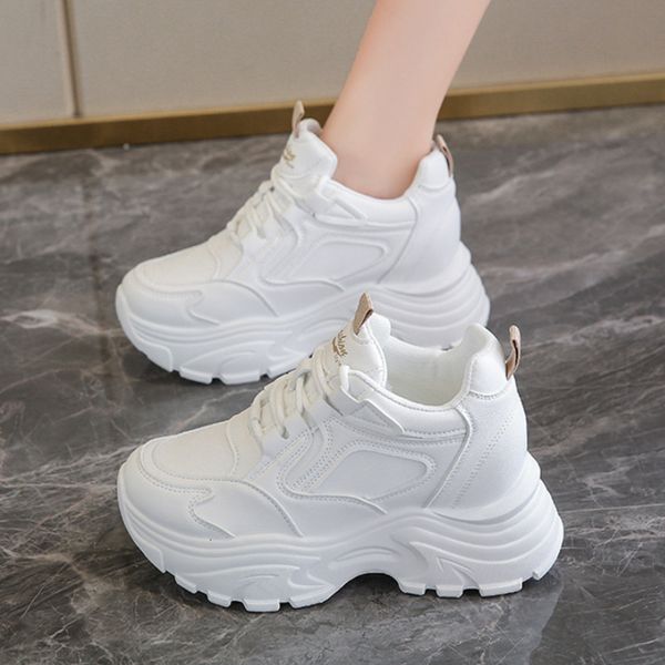 dress shoes white chunky platform sneakers for women autumn pu leather lace-up vulcanize shoes woman thick bottom non-slip casual shoes 2308, Black
dress shoes white chunky platform sneakers for women autumn pu leather lace-up vulcanize shoes woman thick bottom non-slip casual shoes 2308, Black