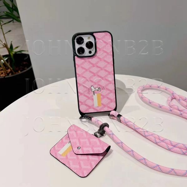 Image of Beautiful Phone Case iPhone 15 14 13 12 Pro Max Luxury Crossbody Hi Quality Purse 18 17 16 15pro 14pro 13pro 12pro with AirPods 1 2 3 4 5 pro Cases with Logo Box 0813