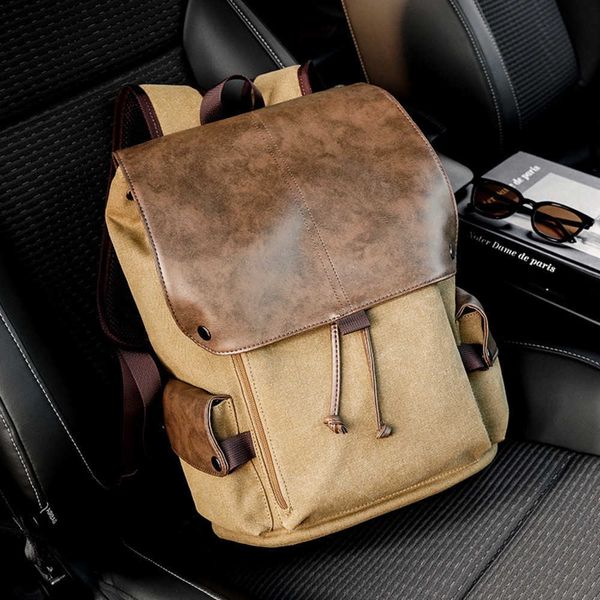 fashion new men's backpack leisure outdoor sports men's backpack canvas backpack college student schoolbag computer bag 230817
fashion new men's backpack leisure outdoor sports men's backpack canvas backpack college student schoolbag computer bag 230817