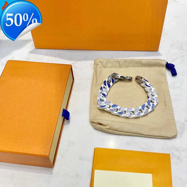 chain fashion love bracelet blue sky cloud mens designer bracelets titanium stainless steel women jewelry womens classic partyes, Black
chain fashion love bracelet blue sky cloud mens designer bracelets titanium stainless steel women jewelry womens classic partyes, Black