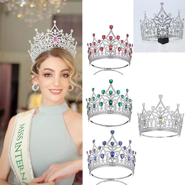 wedding hair jewelry levery miss international queen baroque crown zircon big crown for miss pageant 230816, Slivery;golden
wedding hair jewelry levery miss international queen baroque crown zircon big crown for miss pageant 230816, Slivery;golden