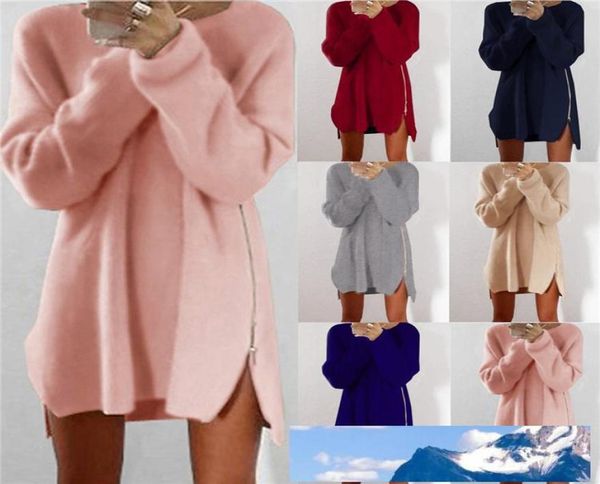 womens ladies winter long sleeve zipper jumper knitted oversized baggy sweater casual loose tunic jumpers mini shirt dre1580992, Black;gray
womens ladies winter long sleeve zipper jumper knitted oversized baggy sweater casual loose tunic jumpers mini shirt dre1580992, Black;gray