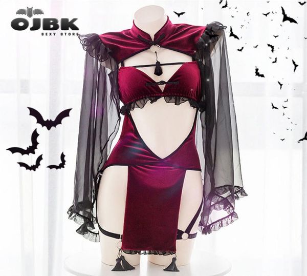 ojbk halloween punk gothic black red lace lingerie for women maid temptation evil demon cosplay backless dress costumes q12054781391, Red;black
ojbk halloween punk gothic black red lace lingerie for women maid temptation evil demon cosplay backless dress costumes q12054781391, Red;black