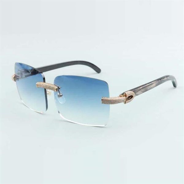 micro-paved diamond buffs sunglasses 3524012-a with natural black textured horn legs and large square 58mm lens247b, White;black
micro-paved diamond buffs sunglasses 3524012-a with natural black textured horn legs and large square 58mm lens247b, White;black