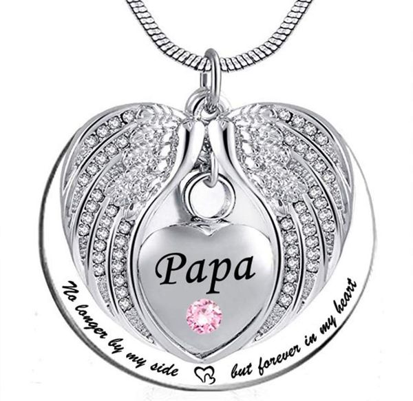 papa angel wing urn necklace for ashes heart cremation memorial keepsake pendant necklace jewelry with fill kit and gift8196942, Silver
papa angel wing urn necklace for ashes heart cremation memorial keepsake pendant necklace jewelry with fill kit and gift8196942, Silver