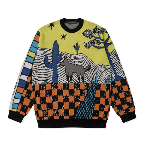 2023 winter new fashions mens luxury designer beautiful sweaters - mens us size sweater, White;black
2023 winter new fashions mens luxury designer beautiful sweaters - mens us size sweater, White;black