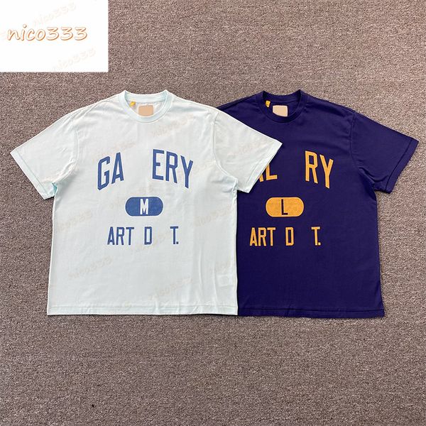 23ss new ga depts classic letters light blue cotton round neck loose versatile men and women casual trend short sleeve, White;black
23ss new ga depts classic letters light blue cotton round neck loose versatile men and women casual trend short sleeve, White;black