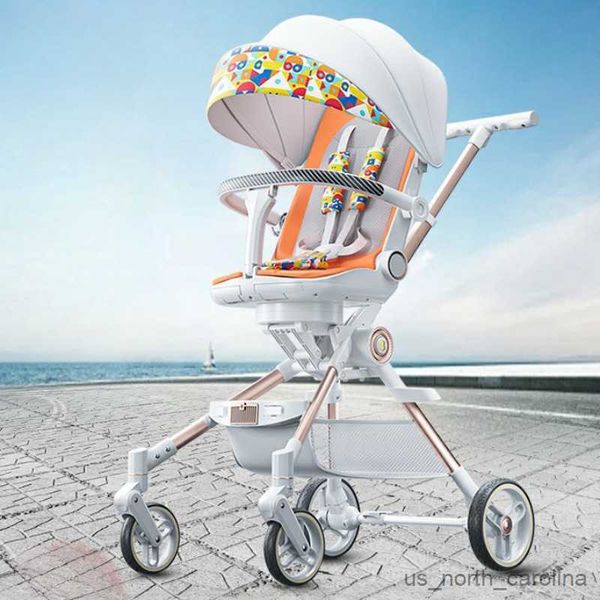 strollers# bidirectional four wheels high view stroller baby stroller with baby comfort portable folding sit and lie down baby pram r230817
strollers# bidirectional four wheels high view stroller baby stroller with baby comfort portable folding sit and lie down baby pram r230817