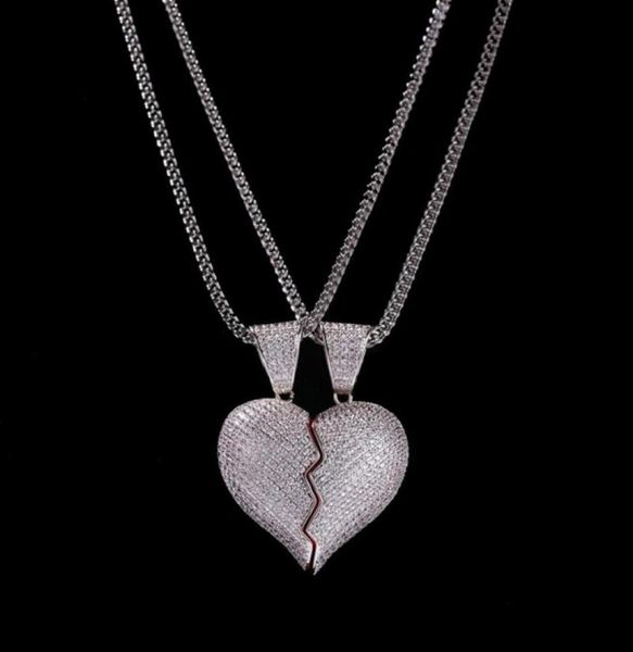 iced out broken heart pendant necklace for mens womens fashion hip hop jewelry lover necklaces 1 pair9280405, Silver
iced out broken heart pendant necklace for mens womens fashion hip hop jewelry lover necklaces 1 pair9280405, Silver