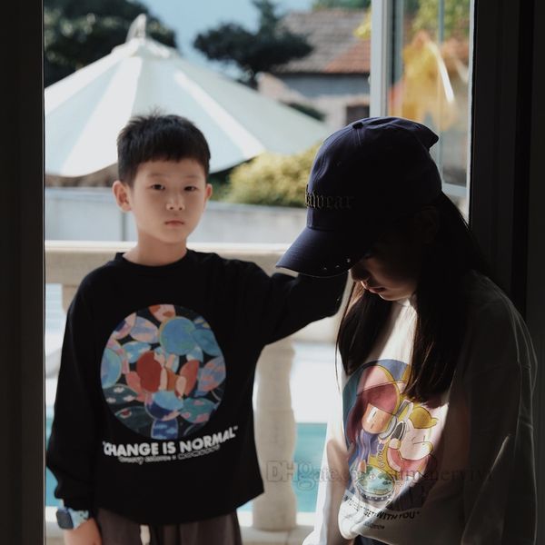2023 autumn boys girls printed t-shirts kids round collar long sleeve tees 2023 autumn children all-matching casual z3537v, Blue
2023 autumn boys girls printed t-shirts kids round collar long sleeve tees 2023 autumn children all-matching casual z3537v, Blue