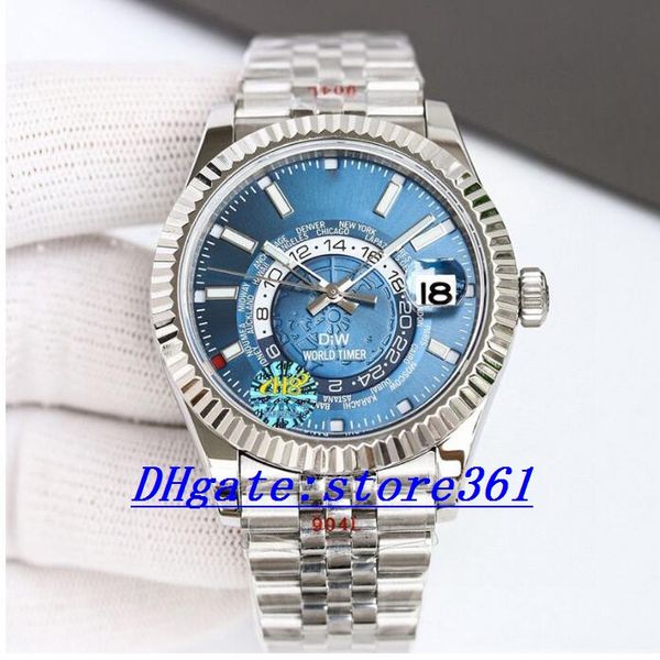 skydweller automatic watches mens outdoor watch black index hour markers 42mm syster bracelet with rotatable ring command screw-down crown m, Slivery;brown
skydweller automatic watches mens outdoor watch black index hour markers 42mm syster bracelet with rotatable ring command screw-down crown m, Slivery;brown