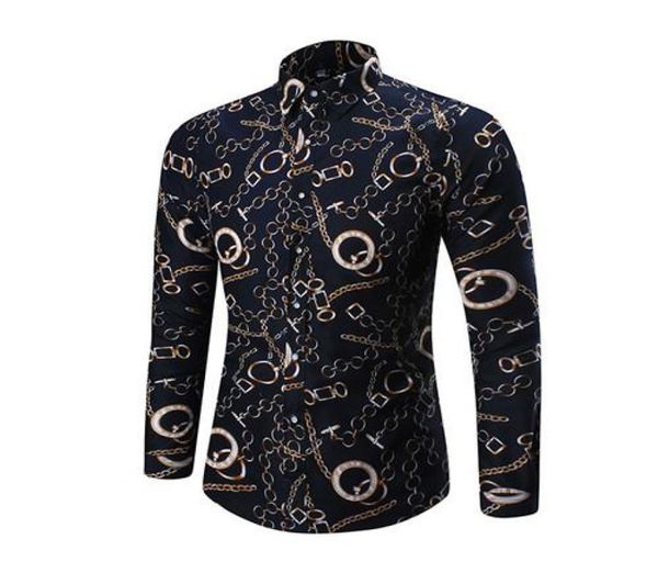 brand new print gold chain shirts men casual long sleeve slim shirts camisa masculina male fashion floral shirts3822226, White;black
brand new print gold chain shirts men casual long sleeve slim shirts camisa masculina male fashion floral shirts3822226, White;black