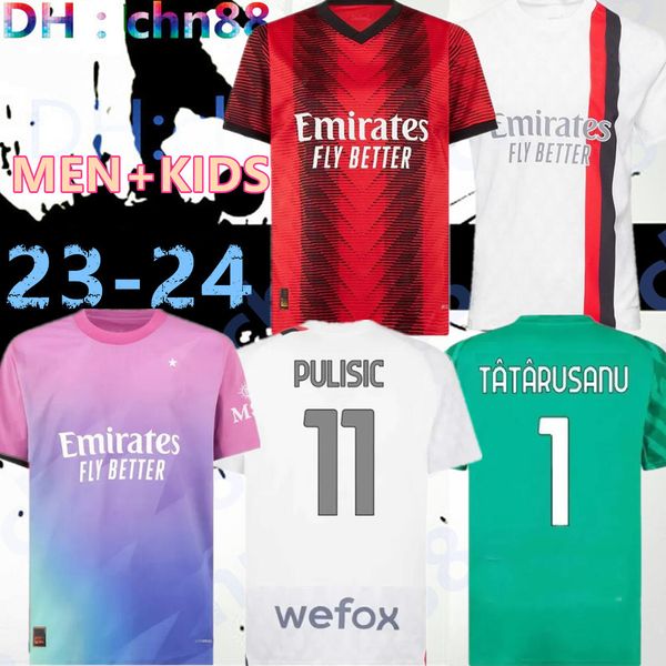 23/24 ac milans ibrahimovic giroud soccer jerseys 2023 away pulisic theo tonali 4th shirt romagnoli rafa leao s.castillejo reijnders saelema, Black;yellow
23/24 ac milans ibrahimovic giroud soccer jerseys 2023 away pulisic theo tonali 4th shirt romagnoli rafa leao s.castillejo reijnders saelema, Black;yellow