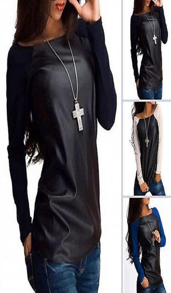 womens shirts scoop neck jumper leather casual baseball tee blouse outwear spring6893011, White
womens shirts scoop neck jumper leather casual baseball tee blouse outwear spring6893011, White