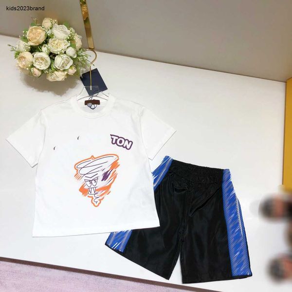 designer tracksuits child suits size 100-160 cm spiral pattern printed t-shirt and side logo embellished shorts june27, White
designer tracksuits child suits size 100-160 cm spiral pattern printed t-shirt and side logo embellished shorts june27, White