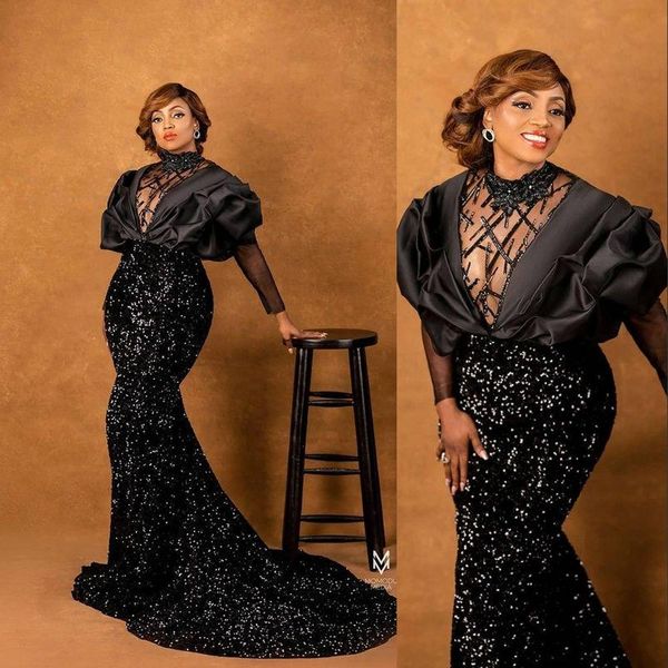 2023 prom dresses arabic aso ebi black sequins sparkly mermaid beaded sheer neck sequined formal evening party second reception gowns long s
2023 prom dresses arabic aso ebi black sequins sparkly mermaid beaded sheer neck sequined formal evening party second reception gowns long s