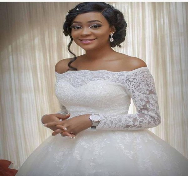 romantic off the shoulder ball gown lace wedding dresses with long sleeves bridal dress custom made new design5101618, White
romantic off the shoulder ball gown lace wedding dresses with long sleeves bridal dress custom made new design5101618, White