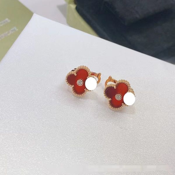 luxury designer earrings screw back four-leaf clover earrings womens fashion 18k gold earring jewelry, Silver
luxury designer earrings screw back four-leaf clover earrings womens fashion 18k gold earring jewelry, Silver