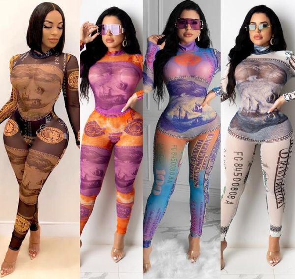 woman high neck mesh jumpsuit usd money printed long sleeve mesh bodysuit casual romper 4color1614060, Black;white
woman high neck mesh jumpsuit usd money printed long sleeve mesh bodysuit casual romper 4color1614060, Black;white