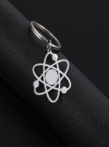 the bigbang theory atom key chain women men stainless steel physics chemistry science pendant keyring holder jewelry gift1176048, Slivery;golden
the bigbang theory atom key chain women men stainless steel physics chemistry science pendant keyring holder jewelry gift1176048, Slivery;golden