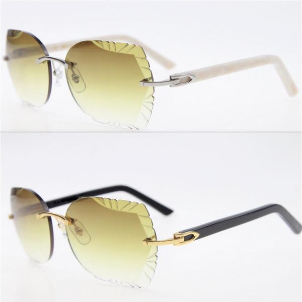 3 0 thick carved lens sunglasses rimless metal mix aztec black plank sun glasses optical cat eye 18k gold frames uv400 slim234x, White;black
3 0 thick carved lens sunglasses rimless metal mix aztec black plank sun glasses optical cat eye 18k gold frames uv400 slim234x, White;black